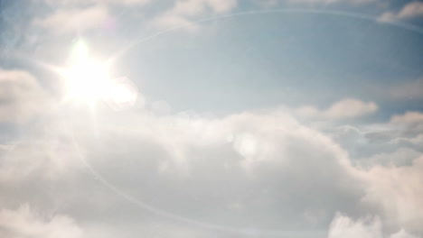 Looping-blue-sky-with-clouds