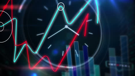 Blauer-Aktien--Und-Aktientechnologiebildschirm