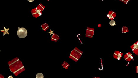 Gifts-candy-canes-and-christmas-decorations-falling