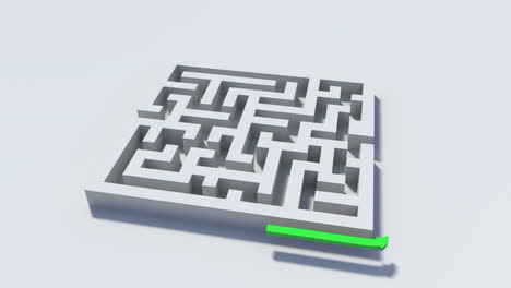 Green-line-going-around-a-maze-to-the-other-side