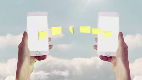 Notes-transferring-from-one-smartphone-to-another