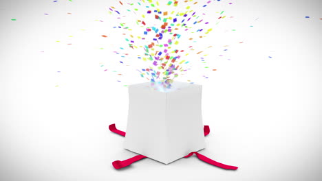 Digital-animation-of-birthday-gift-exploding
