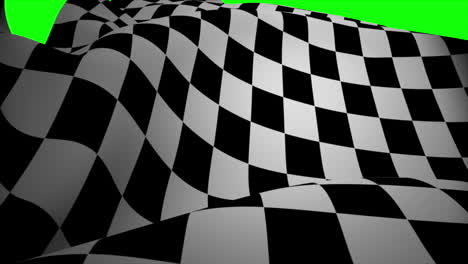 Checkered-flag-waving