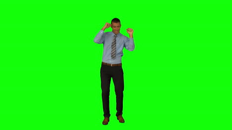 Happy-businessman-dancing