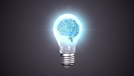 Light-bulb-with-revolving-brain