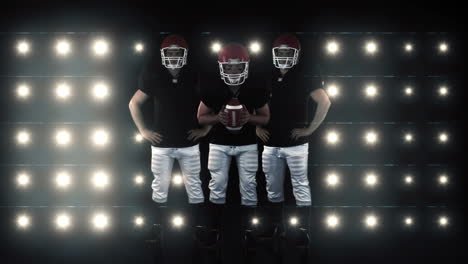 American-football-players-standing-face-to-the-camera