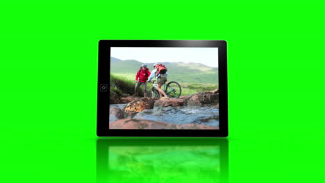 Media-device-screens-showing-outdoor-adventure