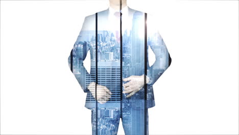 Businessman-with-city-and-skyscraper-overlay