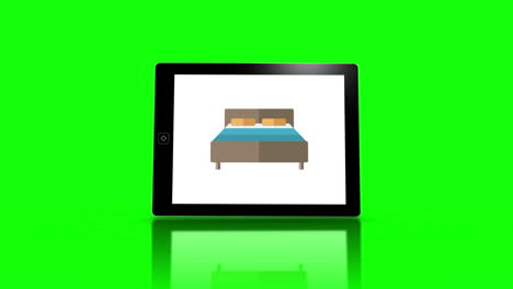 Media-device-screens-showing-vacation-graphics