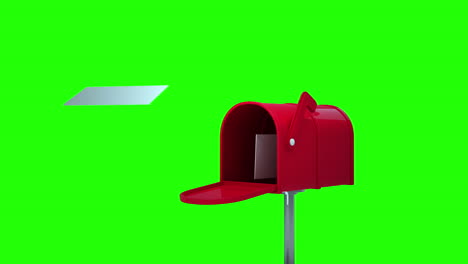 Letters-coming-out-of-the-mailboxe-on-green-background