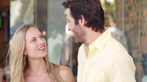 Happy-couple-doing-shopping-together