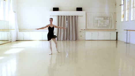 Ballerina-is-dancing-