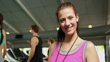 Female-trainer-smiling-to-camera