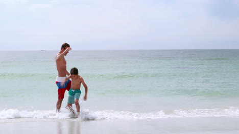 Father-and-son-playing-together