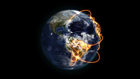 Cloudy-Earth-with-orange-connections-in-movement-with-Earth-image-courtesy-of-Nasa.org