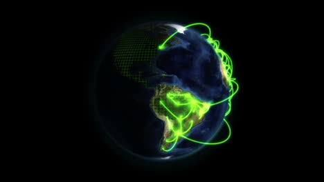 Tierra-Sombreada-Con-Conexiones-Verdes-En-Movimiento-Con-Una-Cuadrícula-Con-Imagen-De-La-Tierra-Cortesía-De-Nasa.org.