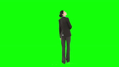 Businesswoman-on-green-screen