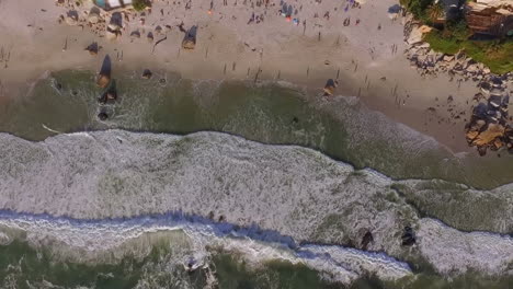 Aerial-view-of-a-beautiful-beach