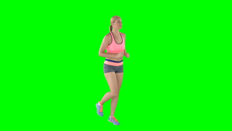 Sportswoman-is-jogging