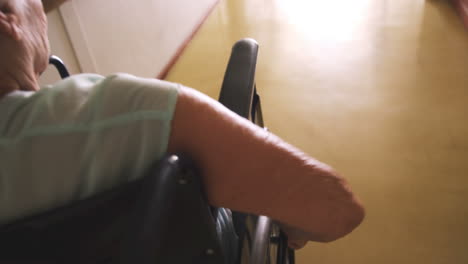 Senior-woman-in-a-wheelchair