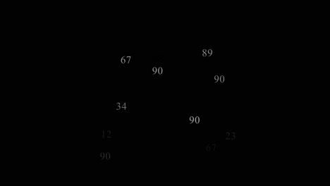 Futuristischer-Code-Oder-Nachricht-Mit-Expandierenden-Zahlen,-Die-In-Weiß-Auf-Schwarzem-Hintergrund-Angezeigt-Werden