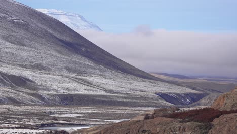 Paisaje-Invernal-Cerca-De-El-Chalten,-Patagonia,-Argentina