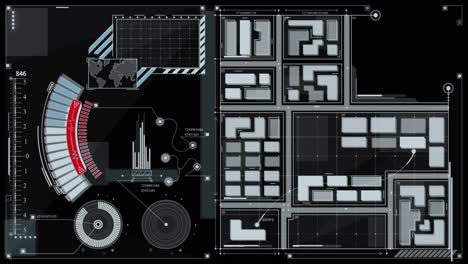 El-Tablero-De-La-Computadora-Muestra-Una-Estructura-Infográfica-Compleja-E-Intrincada