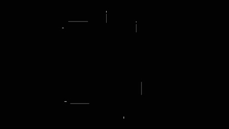 Verbinden-Sich-überlappender-Bewegter-Linien-Auf-Schwarzem-Hintergrund