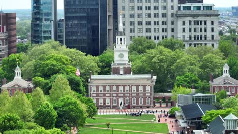 Independence-Hall-in-Philadelphia,-Pennsylvania