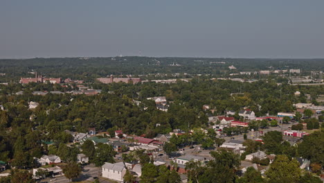 Augusta-Georgia-Aerial-v26-drone-flyover-Harrisburg-residential-neighborhood-capturing-local-road-traffic-on-Walton-Way-and-downtown-cityscape-views-at-daytime---Shot-with-Inspire-3-8k---October-2023