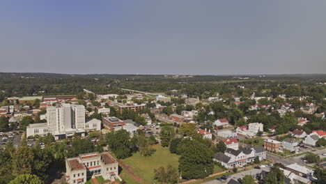 Augusta-Georgia-Aerial-v37-drone-flyover-the-historic-downtown-captures-the-cityscape,-featuring-City-Hall-and-other-significant-historical-buildings---Shot-with-Mavic-3-Pro-Cine---October-2023