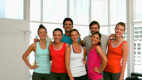 Fitness-class-smiling-at-camera