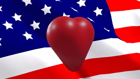 Animation-of-red-heart-moving-over-flag-of-usa