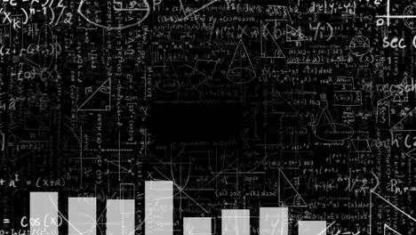 Animation-of-data-processing-and-diagrams-over-mathematical-equations