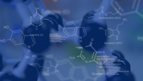 Animación-Del-Procesamiento-De-Datos-Científicos-Sobre-Moléculas-En-Laboratorio