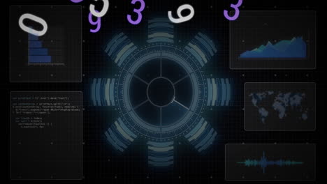 Animation-Von-Diagrammen-Und-Datenverarbeitung-über-Scope-Scanning-Und-Zahlen-Floating