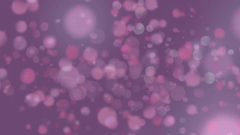 Animation-of-light-spots-on-purple-background