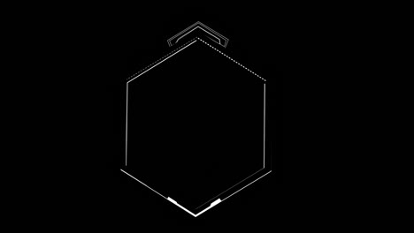 Animation-of-flickering-white-hexagons-on-black-background