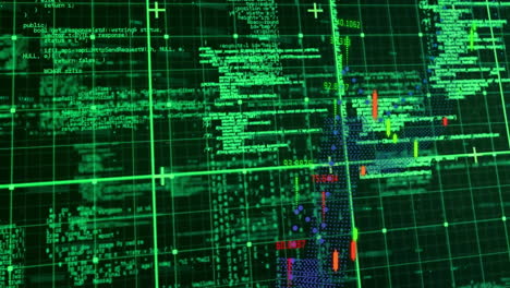 Animation-Der-Finanzdatenverarbeitung-über-Raster