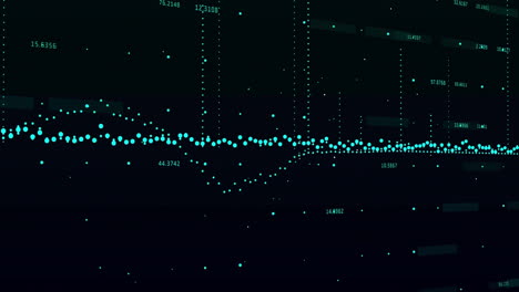 Animation-Eines-Diagramms-über-Der-Datenverarbeitung-Auf-Schwarzem-Hintergrund