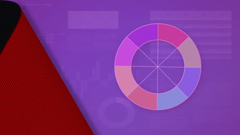 Animación-Del-Procesamiento-De-Datos-Sobre-Fondo-Morado