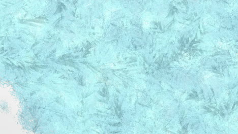 Animation-Von-Frost-über-Wassertropfen-Auf-Weißem-Hintergrund