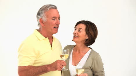 Retired-couple-celebrating-