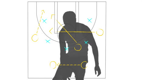 Animation-of-strategy-over-basketball-player