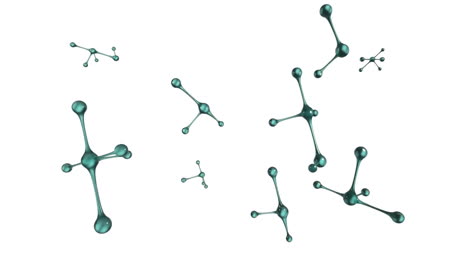 Animation-of-molecules-on-white-background