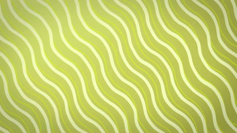 Animation-of-waving-lines-moving-on-green-background