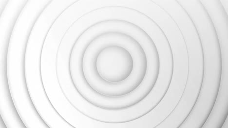 Animation-of-white-circles-moving-on-gray-background