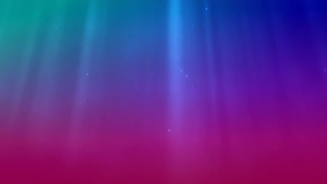 Animation-of-glowing-light-spots-and-trails-moving-over-blue-to-pink-background