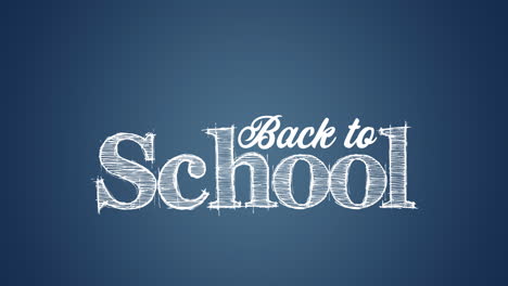 Animation-of-back-to-school-text-on-blue-background