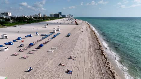 Antena-Empujando-Sobre-South-Beach-Florida